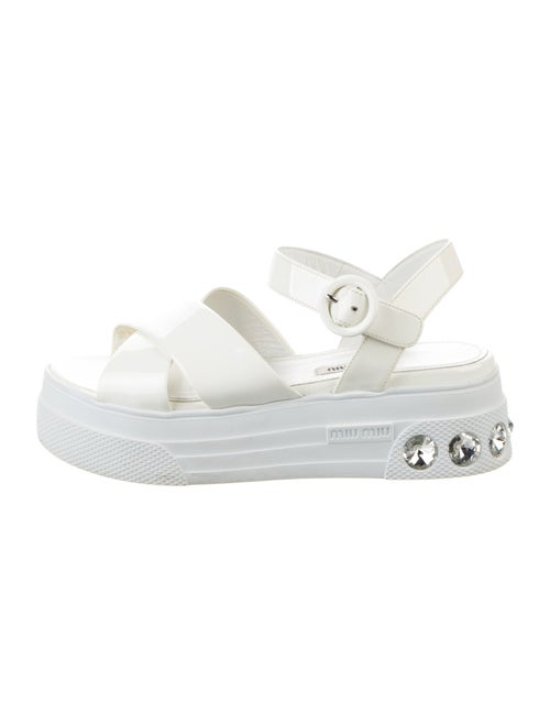 Miu Miu Patent Leather Sandals