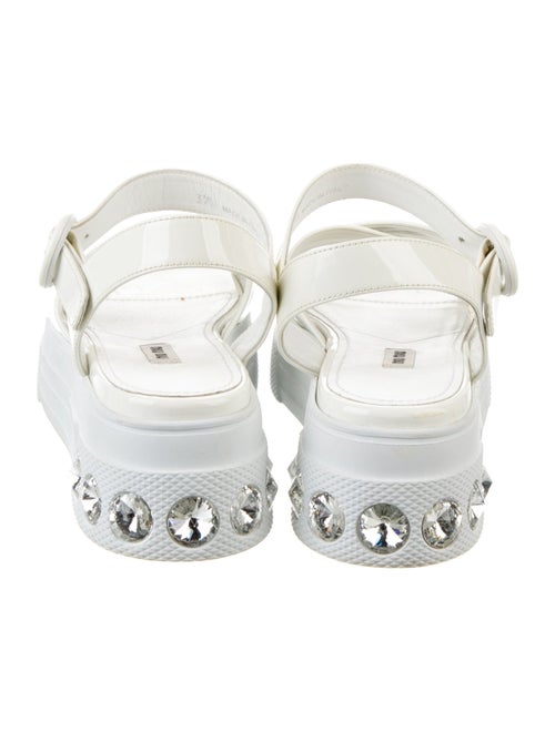 Miu Miu Patent Leather Sandals
