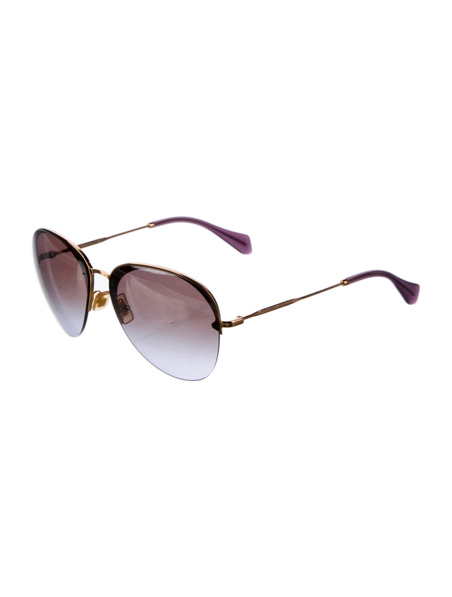Miu Miu Aviator Gradient Sunglasses