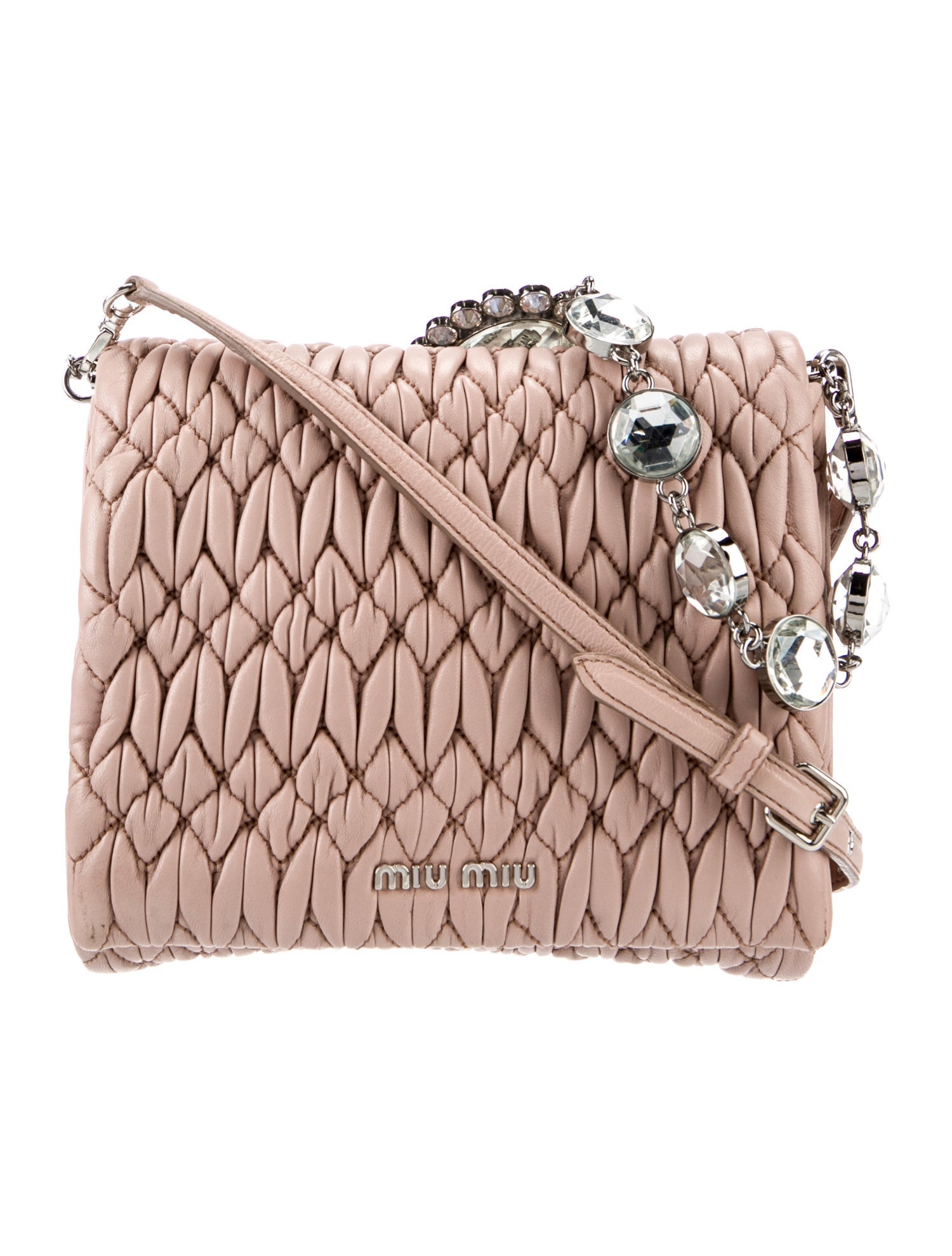 Miu Miu Leather Crossbody Bag