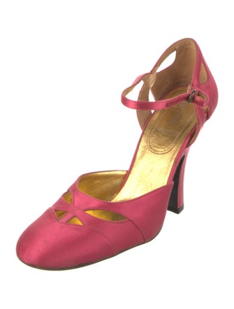Miu Miu Satin D'Orsay Pumps