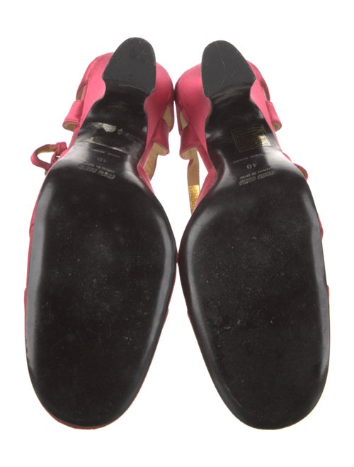 Miu Miu Satin D'Orsay Pumps