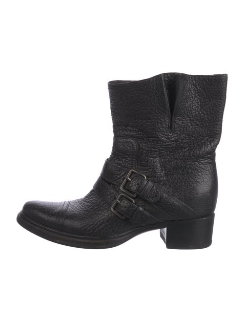 Miu Miu Leather Moto Boots