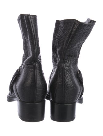 Miu Miu Leather Moto Boots