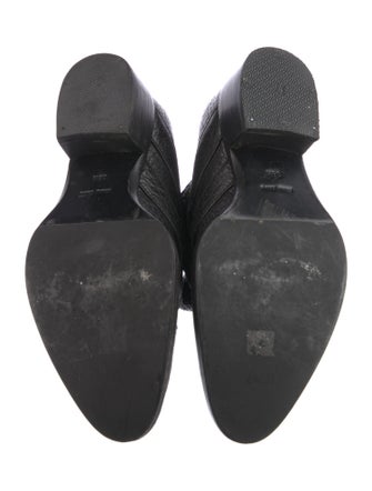 Miu Miu Leather Moto Boots