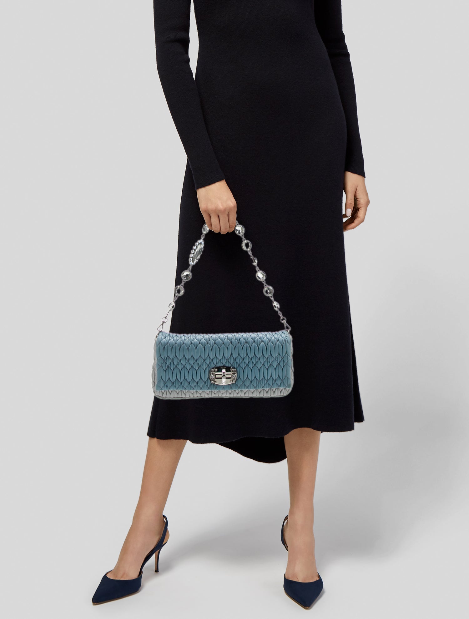 Miu Miu Leather Shoulder Bag