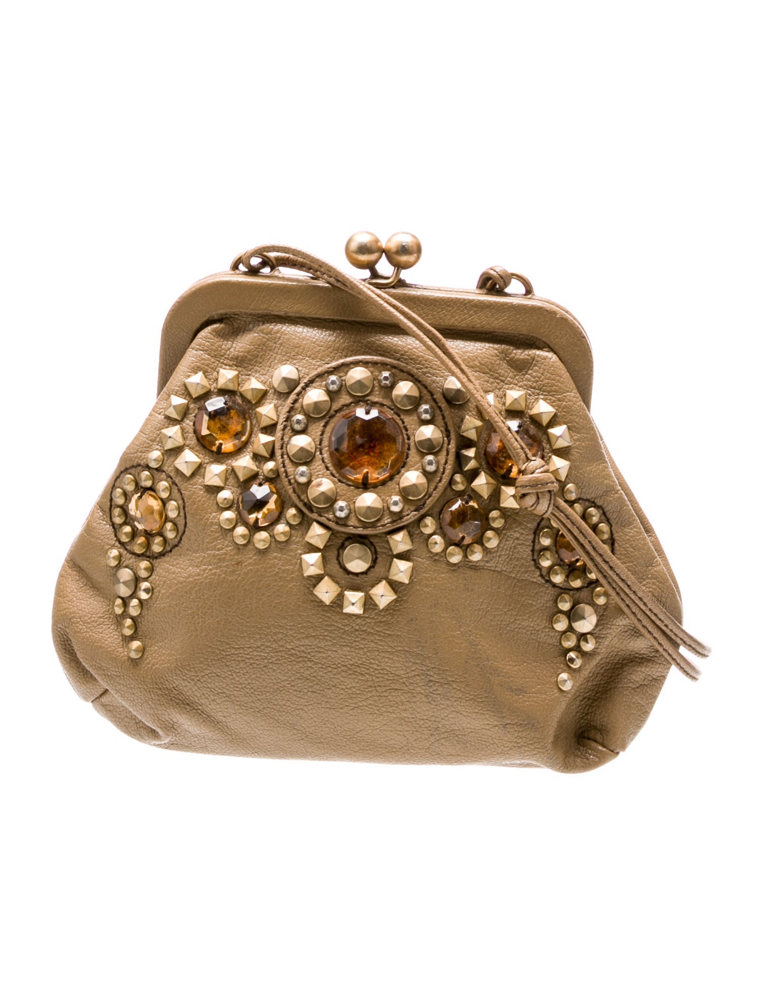 Miu Miu Leather Evening Bag Vintage