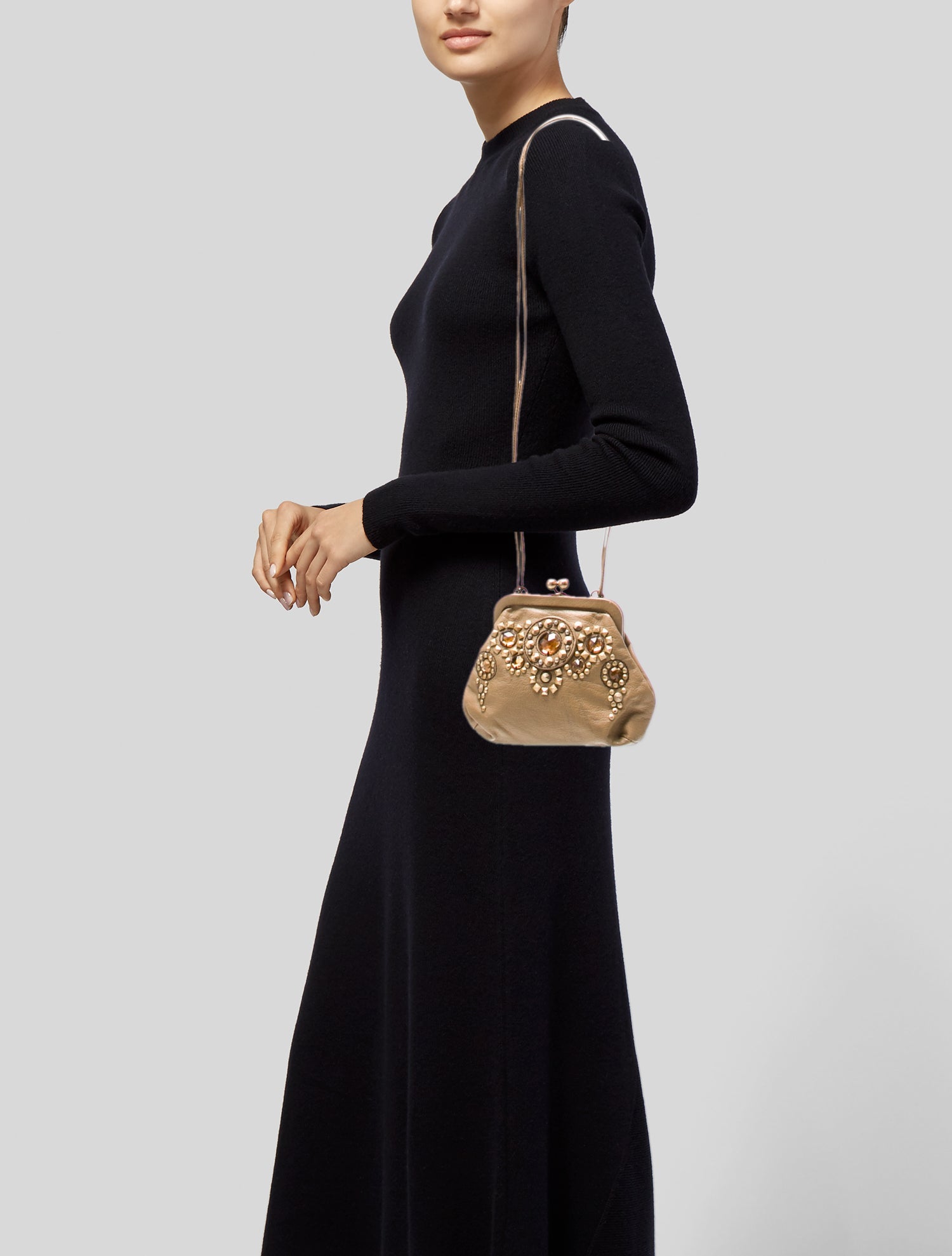 Miu Miu Leather Evening Bag Vintage