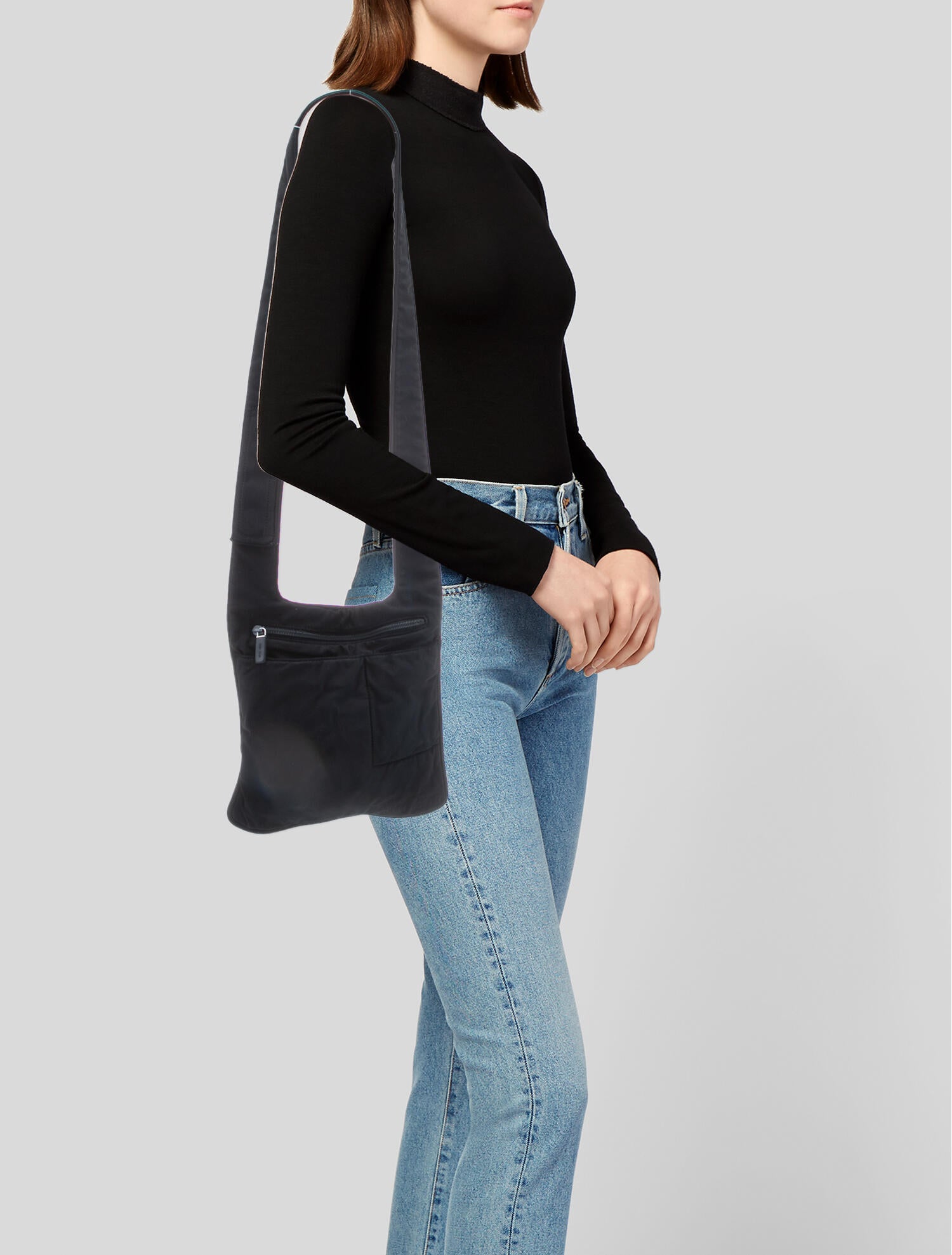 Miu Miu Neoprene Messenger Bag Vintage