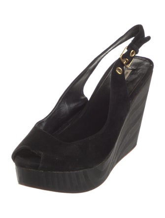 Miu Miu Suede Slingback Sandals