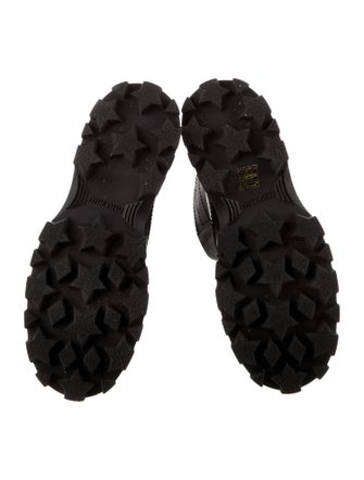 Miu Miu Leather Combat Boots