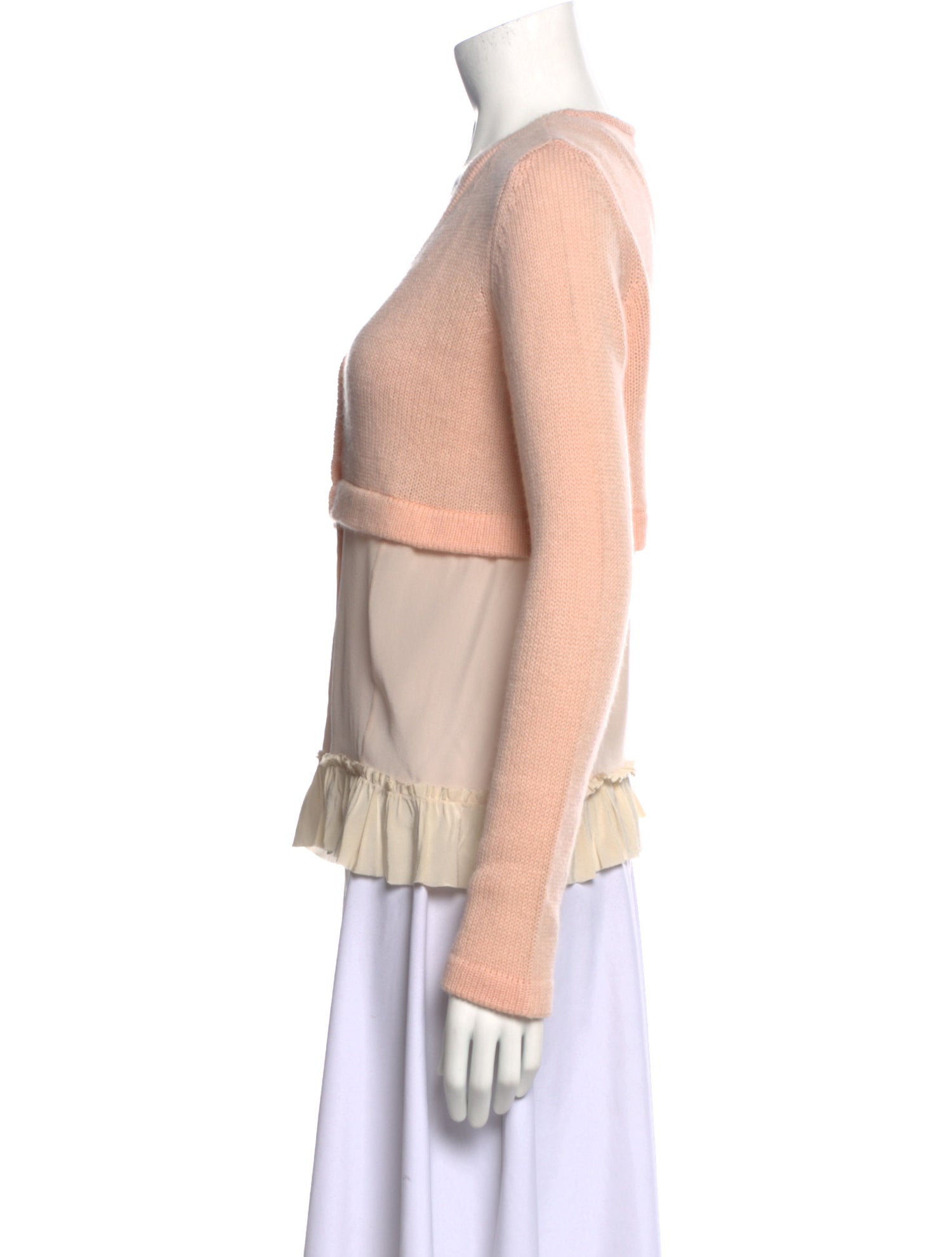 Miu Miu Late 2000's - Early 2010's Colorblock Pattern Sweater