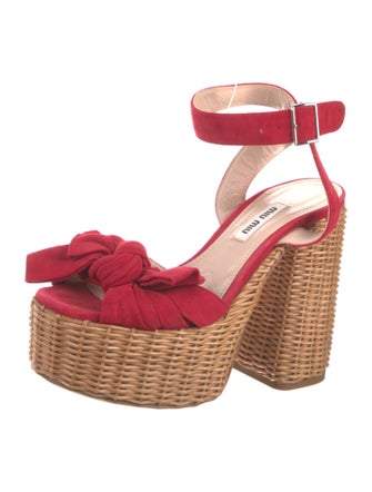 Miu Miu Suede Espadrilles