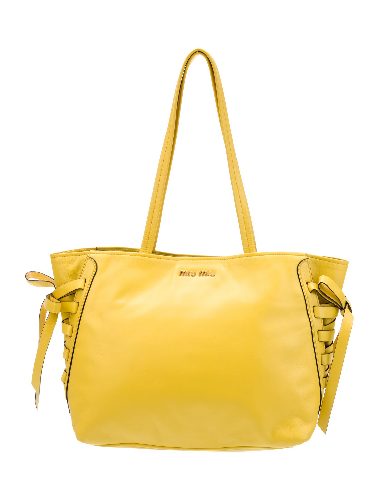 Miu Miu Leather Tote