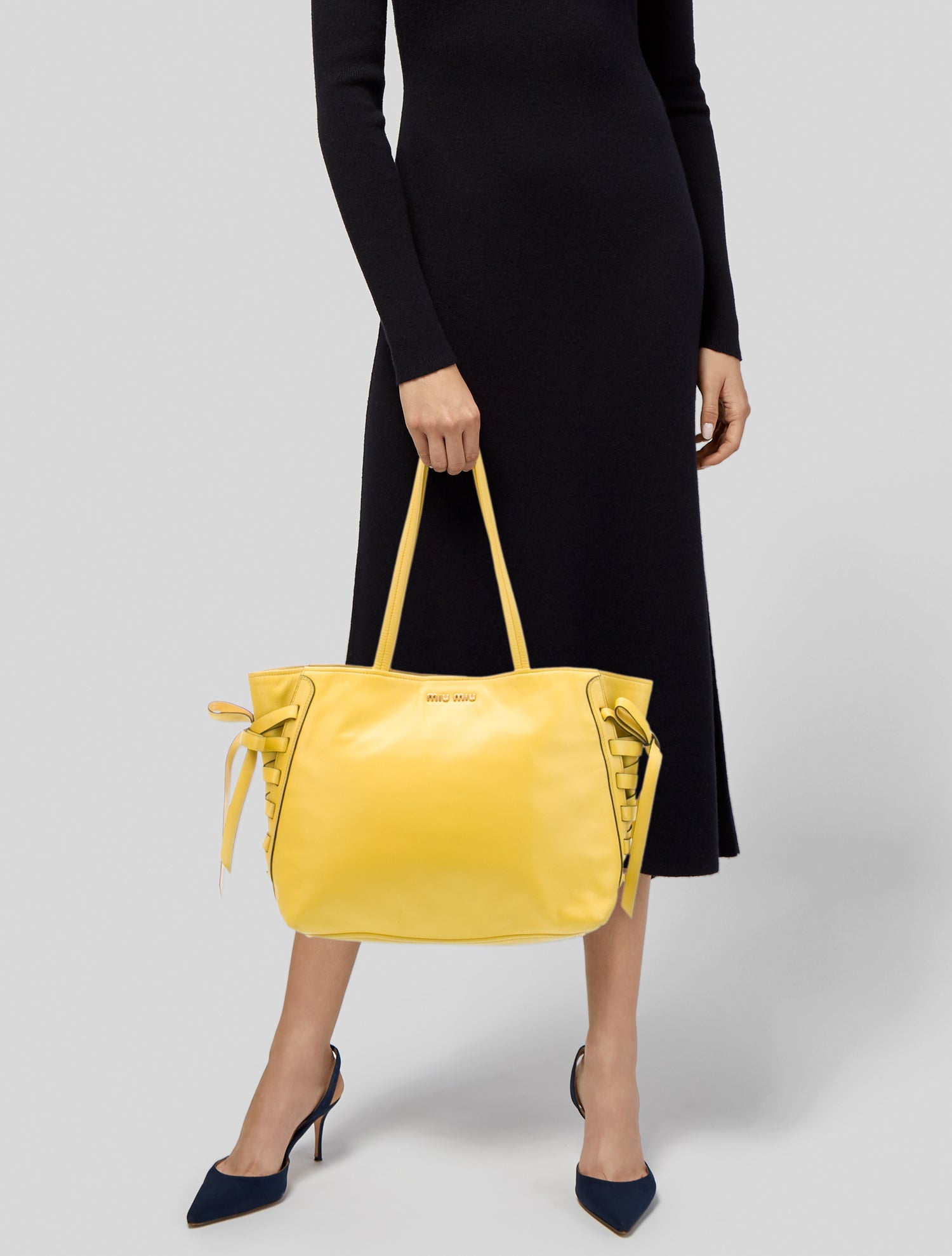 Miu Miu Leather Tote