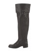 Miu Miu Leather Riding Boots