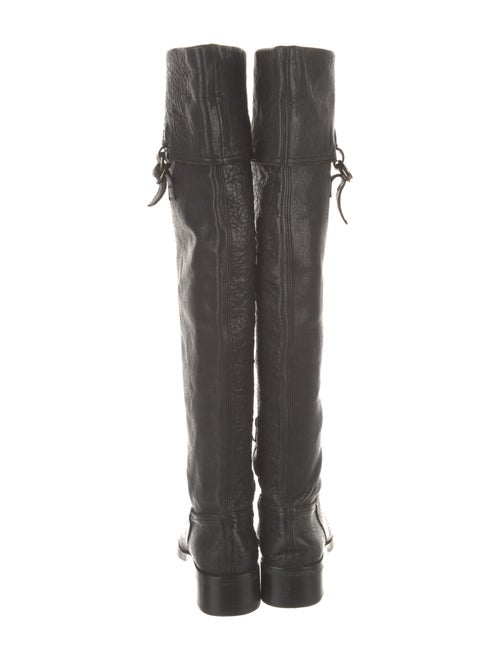 Miu Miu Leather Riding Boots