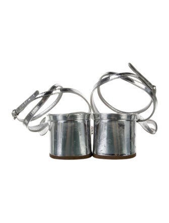 Miu Miu Leather Sandals