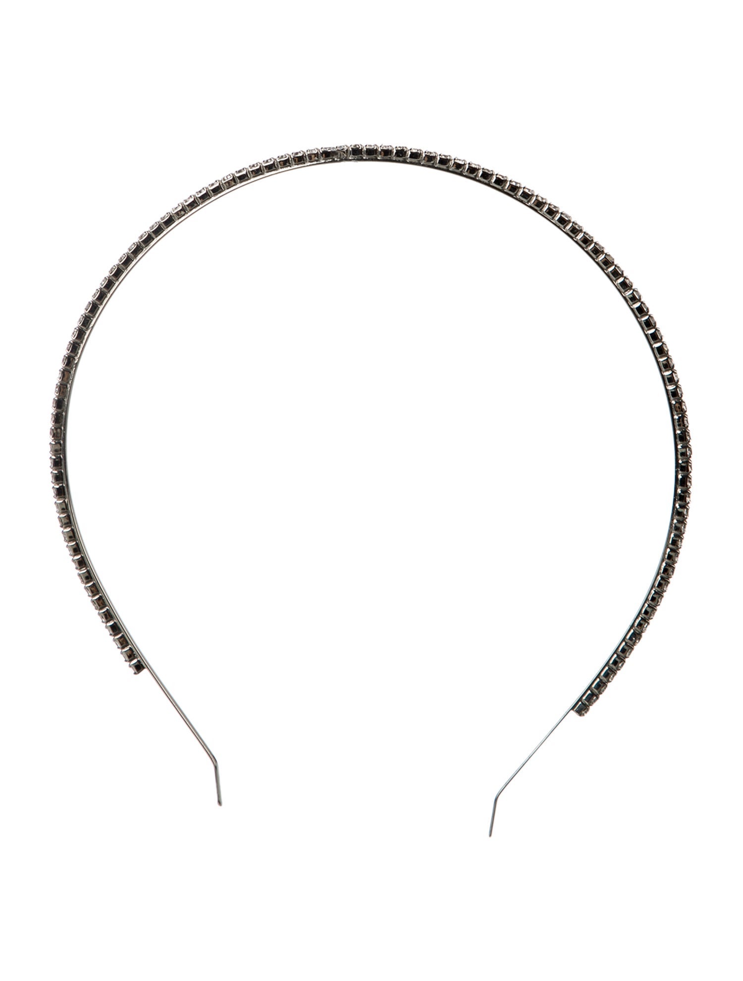 Miu Miu Crystal Embellished Hair Band