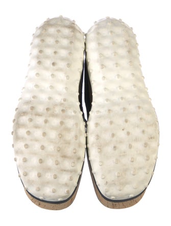 Miu Miu Colorblock Pattern Espadrille Sneakers