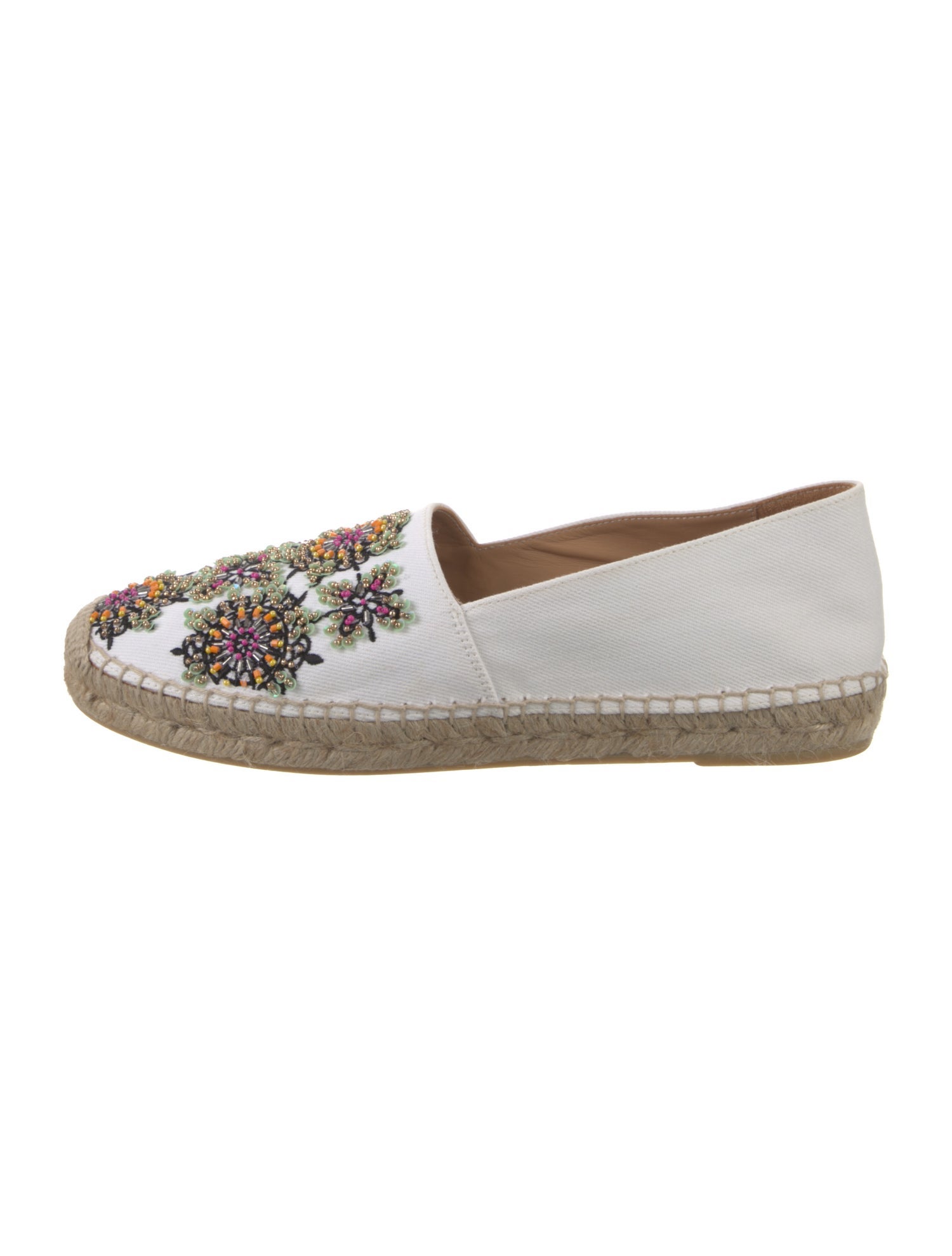 Miu Miu Canvas Floral Print Espadrilles