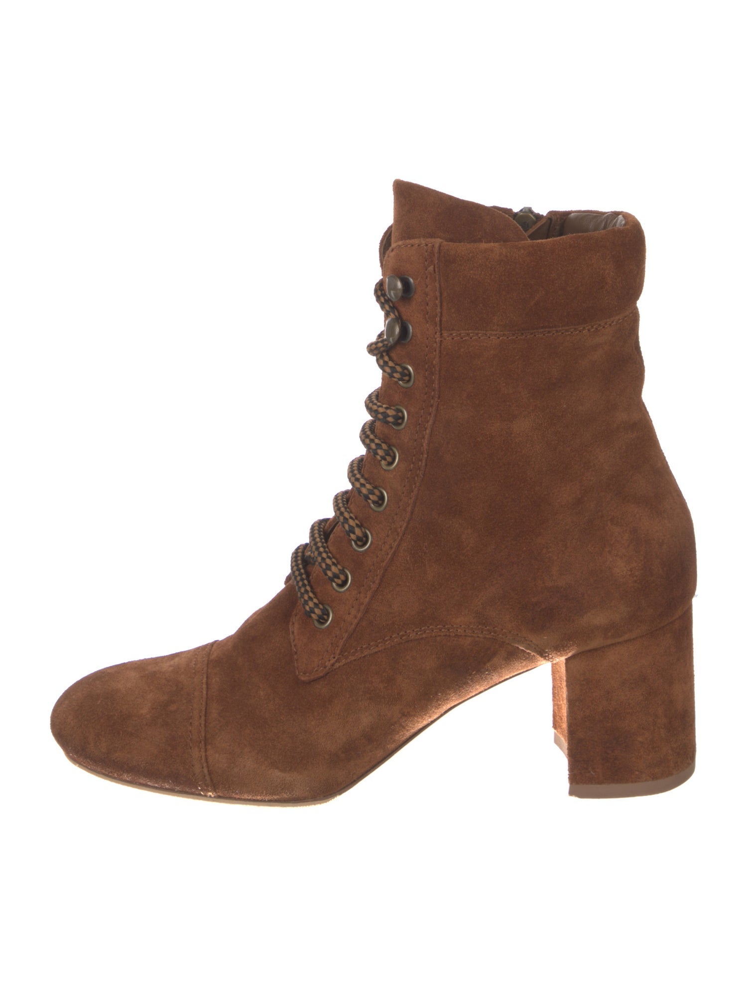 Miu Miu Suede Lace-Up Boots