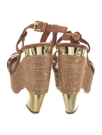 Miu Miu Leather Espadrilles