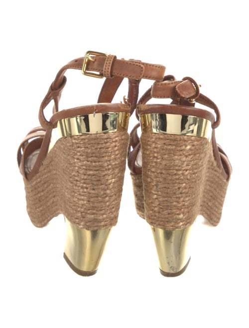 Miu Miu Leather Espadrilles