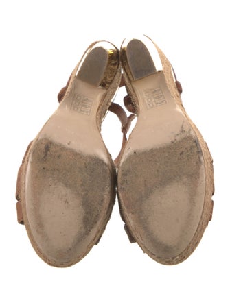 Miu Miu Leather Espadrilles