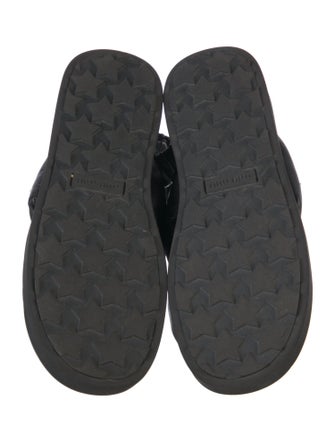 Miu Miu Leather Slingback Sandals