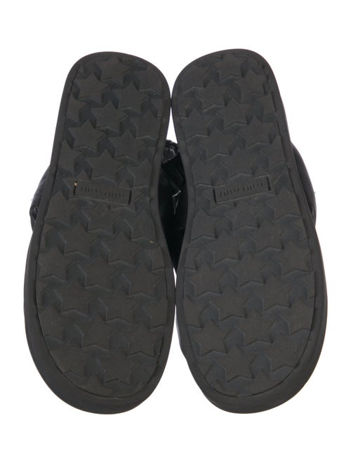 Miu Miu Leather Slingback Sandals