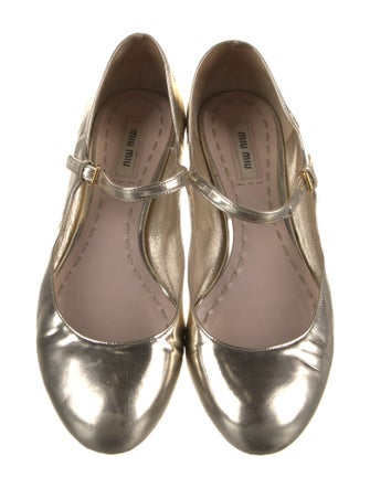 Miu Miu Patent Leather Mary Jane Flats