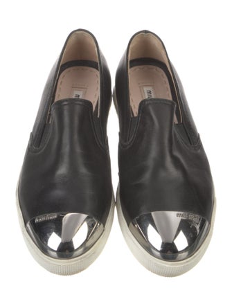 Miu Miu Leather Sneakers
