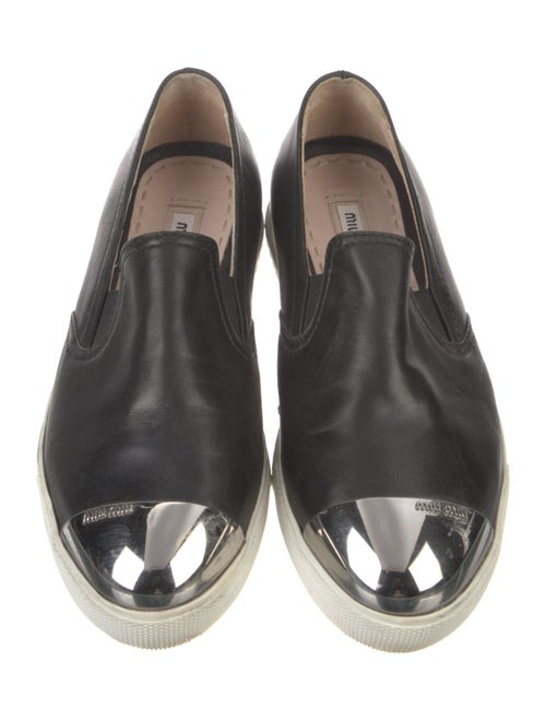 Miu Miu Leather Sneakers