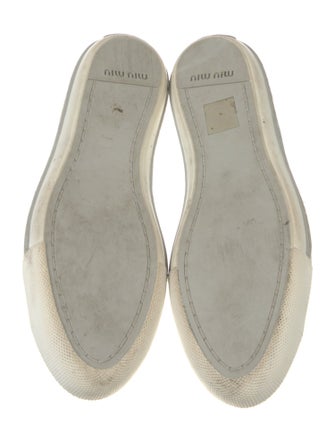 Miu Miu Leather Sneakers