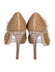 Miu Miu Mesh Crystal Embellishments Pumps