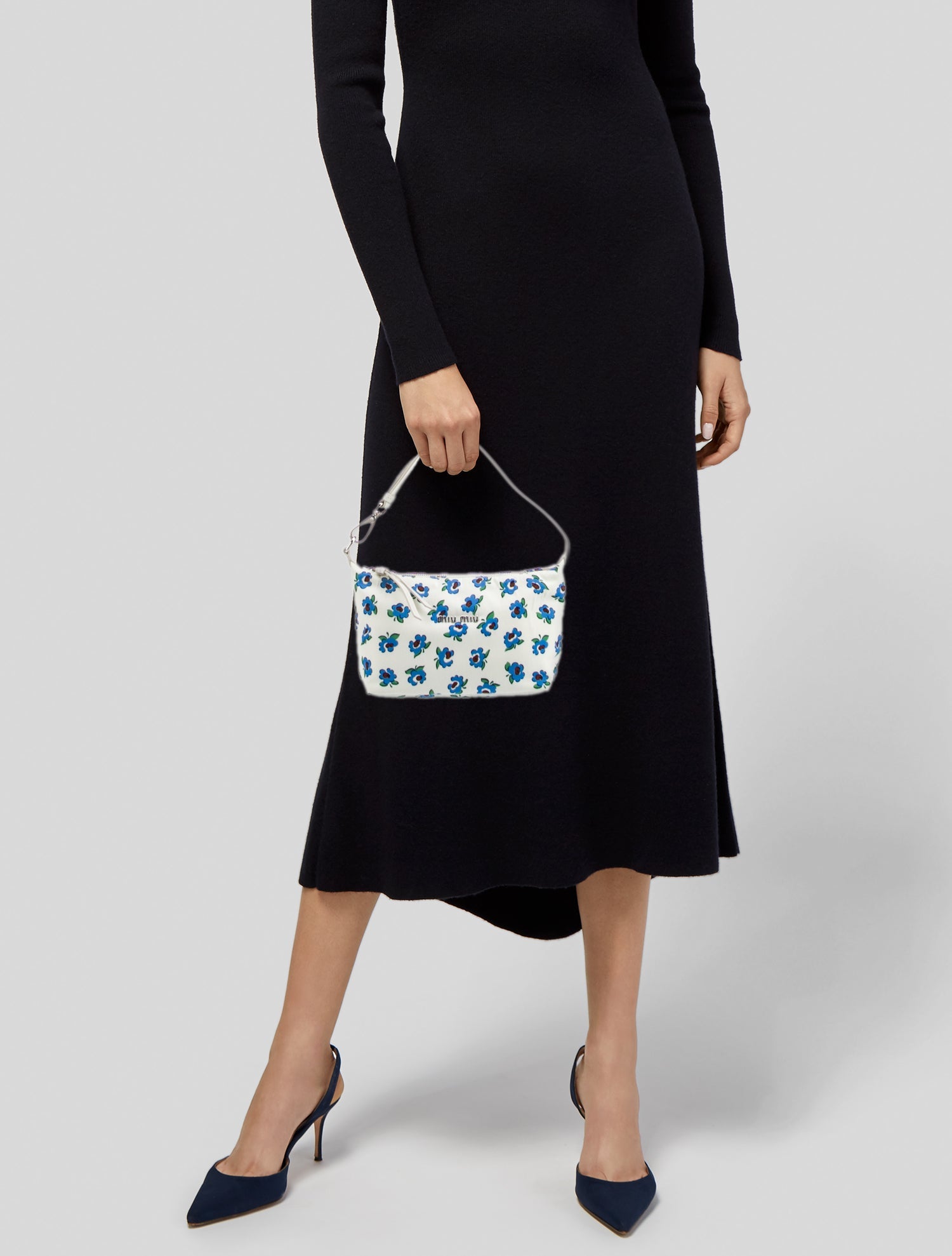 Miu Miu Nylon Top Handle Bag