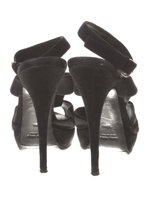 Miu Miu Suede Slingback Sandals