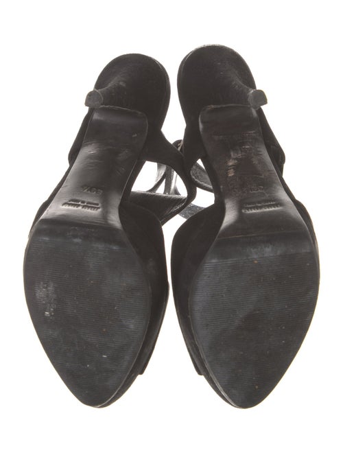 Miu Miu Suede Slingback Sandals