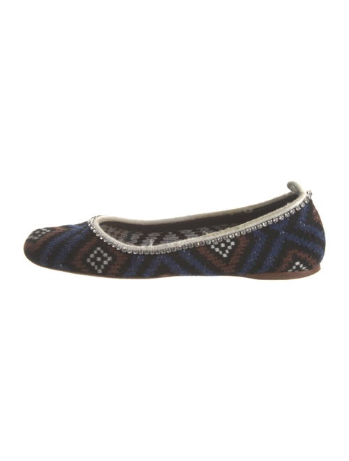 Miu Miu Patterned Ballet Flats