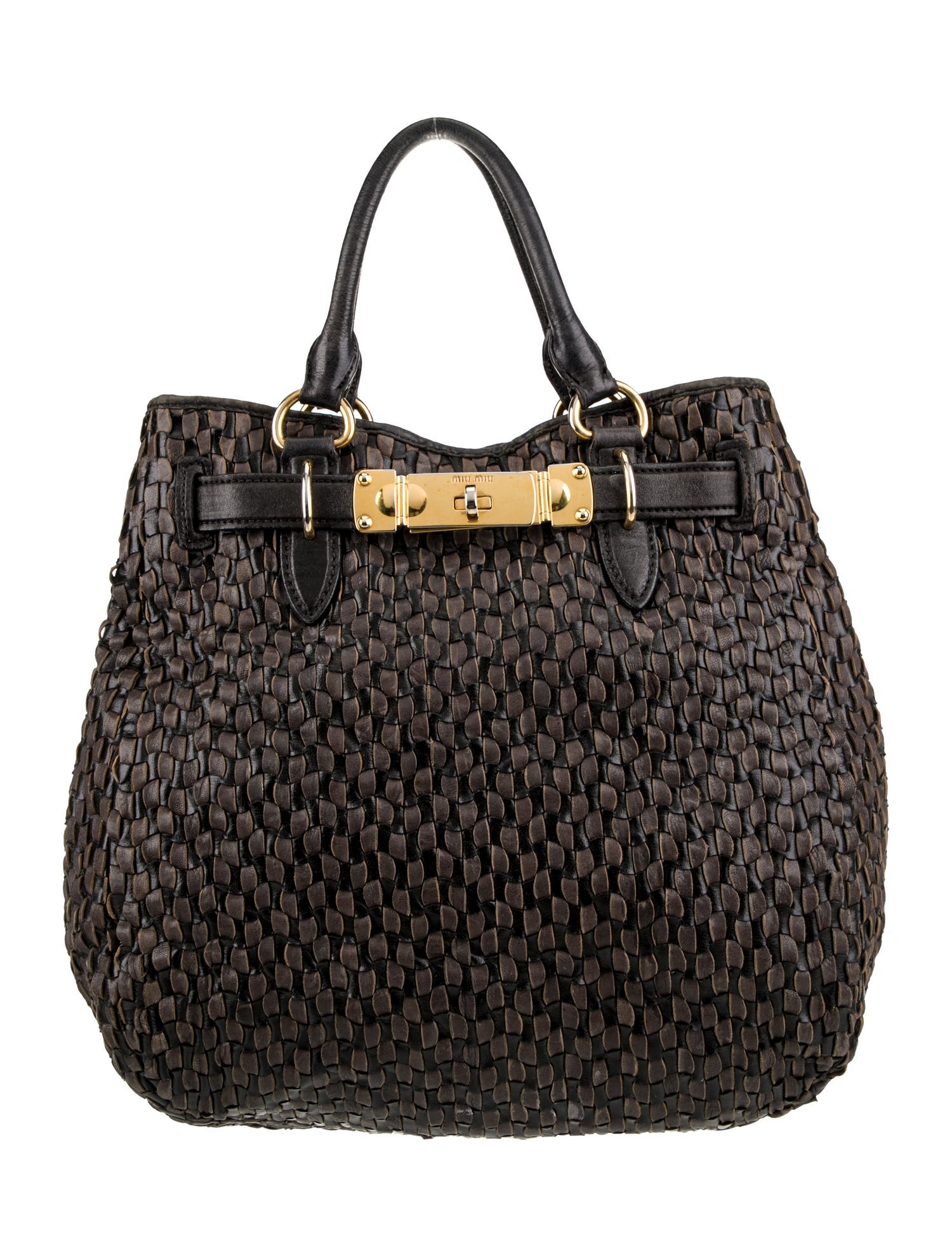 Miu Miu Leather Tote