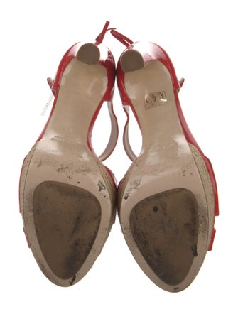 Miu Miu Patent Leather Sandals