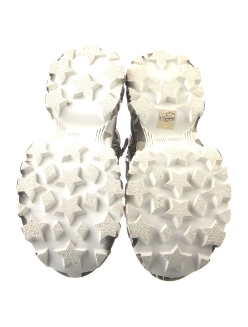 Miu Miu Leather Printed Hiking Boots