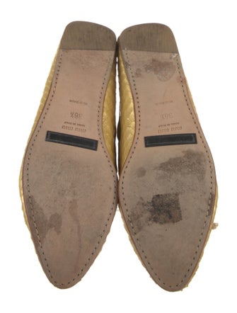 Miu Miu Snakeskin Ballet Flats