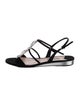 Miu Miu Suede Crystal Embellishments Slingback Sandals
