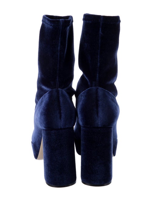 Miu Miu Velvet Sock Boots
