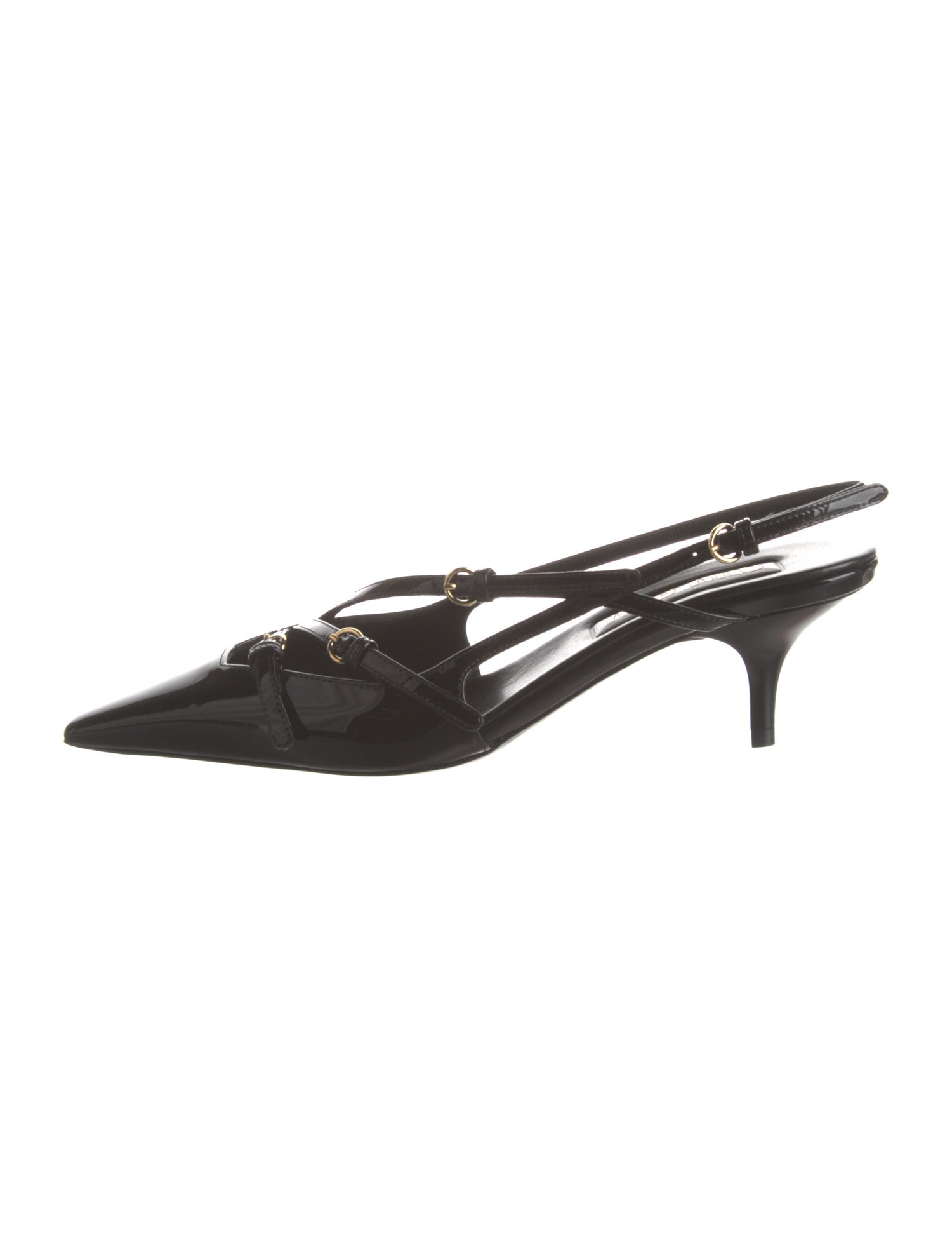 Miu Miu Patent Leather Slingback Pumps