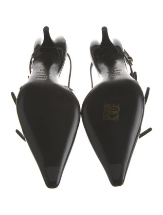 Miu Miu Patent Leather Slingback Pumps