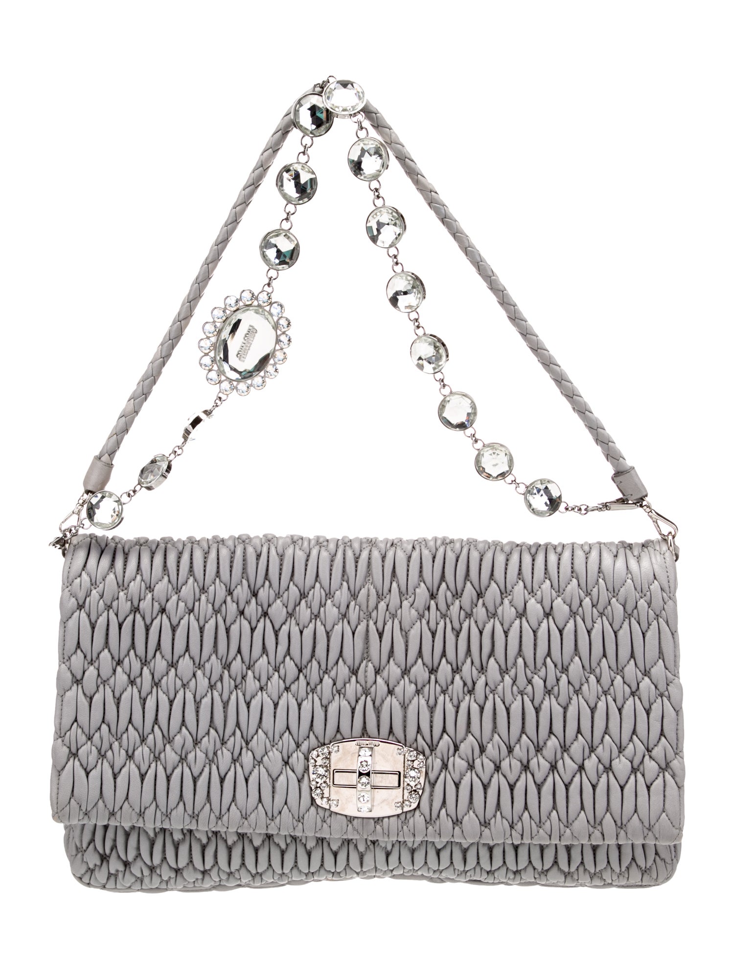 Miu Miu Lambskin Shoulder Bag