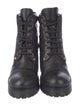 Miu Miu Leather Combat Boots